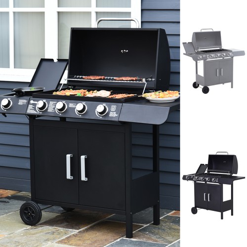 Barbecue gas grill acciaio - barbecue,