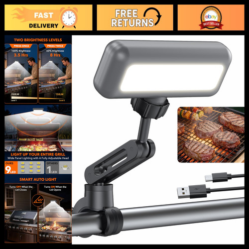 Luce led grill girevole - girevole, 360°